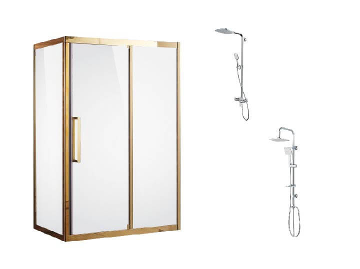 Shower Rod and Enclosure